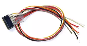 ESU 51951 Kabelbaum mit 6-poligem Stecker - NEM 651 - DCC Farben Länge 300 mm - Bild 1 von 1