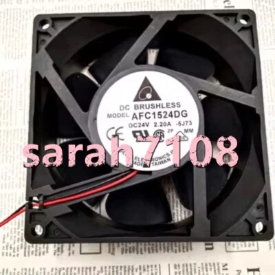 1PC new Delta 15CM AFC1524DG 24V 2.20A fan Line 2 is running at full speed#LM - Image 1 of 3
