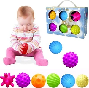 Sensory Balls for Baby Toys 6 to 12 Months Multicolor - Picture 1 of 15