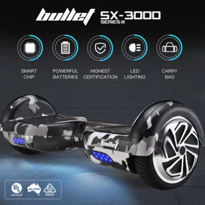 BULLET Gen III Hoverboard Scooter Superior 6.5" Wheels Self Balancing System - Picture 1 of 12