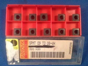 NIB Sandvik Coromant Milling Inserts SPMT 09 T3 08-WH Grade 320 10-Pack - Picture 1 of 1