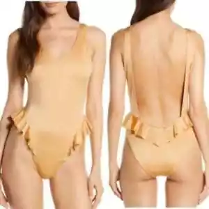Something Azul Marino NUEVO Traje de Baño con Volantes $79 - Imagen 1 de 1