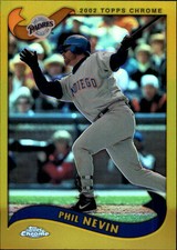 2002 Topps Chrome Gold Refractors #78 Phil Nevin - NM-MT