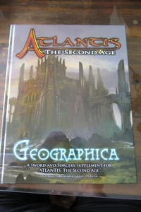 ATLANTIS THE SECOND AGE GEOGRAPHICA HC SWORD & SORCERY SUPPLEMENT OMEGA SYSTEM - Picture 1 of 8