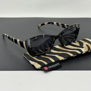Gafas de sol Peepers Reading 839 lectores de sol + 1,50 cebra animal print bifocal - Imagen 1 de 12