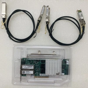 new HP NC523SFP 593742-001 593715-001 10Gb network card +2PCS SFP+ Cable - Picture 1 of 6