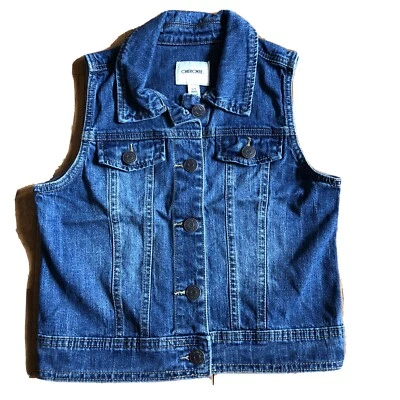Girls Cherokee Denim Vest - Image 1 of 4