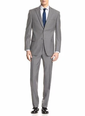 GIORGIO NAPOLI Mens Two Button 2 Piece Modern Classic Fit Suit Jacket - Image 1 of 4