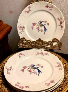 Antique LIMOGES GDA SET OF 4 Field Haviland Limoges Plates 6.3" - Picture 1 of 3