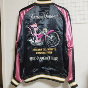 【Sukajan】Pink Panther x FLAGSTAFF collaboration Sukajan (reversible) - Picture 1 of 5