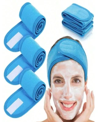 1pc Adjustable Non-Slip Spa Headband - Soft Wide Band for Makeup & Skincare-NEW - Image 1 of 4