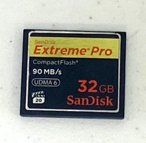 SanDisk 32GB Extreme PRO CompactFlash Karte - 90/mbs UDMA 6 - Bild 1 von 1
