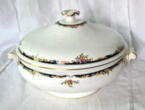 Cuenco para servir o verduras cubierto de madera de cuña patrón Osborne R4699 - Imagen 1 de 10
