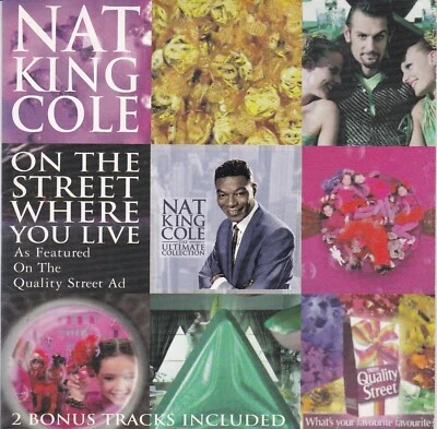 NAT KING COLE On The Street Where You Live ( UK 3 Track Promo CD ) - Bild 1 von 3
