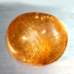 124.79CTS Wonderful 100% Natural Untreated Rutile Quartz-loose gemstone - Picture 1 of 2