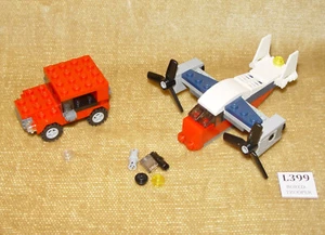 Juegos LEGO: Creador: Modelo Básico: 7803-1 Jeep Rojo y 30189-1 Avión de Transporte 100% - Imagen 1 de 6