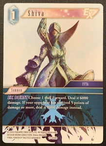 Shiva 11-034R - Selten - Eis - Beschwörung - Opus XI - Final Fantasy TCG - Bild 1 von 3