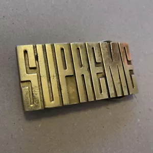 Supreme Belt Buckle Brass 2014 - Picture 1 of 4
