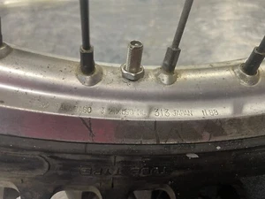1989 Kawsaki KDX200 KDX 200 Front Wheel Rim Takasago - Picture 1 of 5
