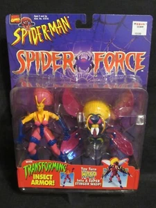 Vintage 1997 Toybiz Spider-Man Spider Force Wasp Figure Sealed MOC HC789 - Picture 1 of 4