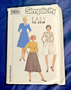 Simplicity 9560 Misses Rock Culotte Tops Gr. KK 6-14 UNGESCHNITTEN - Bild 1 von 3
