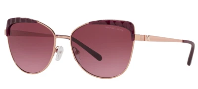 Gafas de sol Michael Kors MK1084 11088H 56 oro rosa/borgoña degradadas Foto 1 de 3