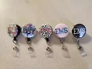 Lotto 5 Porta Badge ID Paramedico EMT 24” Clip On - Foto 1 di 5