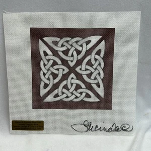 Hand Painted Needlepoint Canvas Lucinda Rice Always & Forever Embroidery - Picture 1 of 6