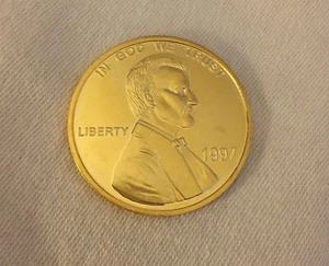 ABRAHAM LINCOLN CHALLENGE MÜNZE EIN CENT im FALL PRÄSIDENT WASHINGTON DC MONUMENT - Bild 1 von 12