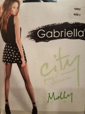 PANTIMEDIAS GABRIELLA MOLLY DISEÑO CORAZÓN COSTURA TRASERA 3 TALLAS  Foto 1 de 4