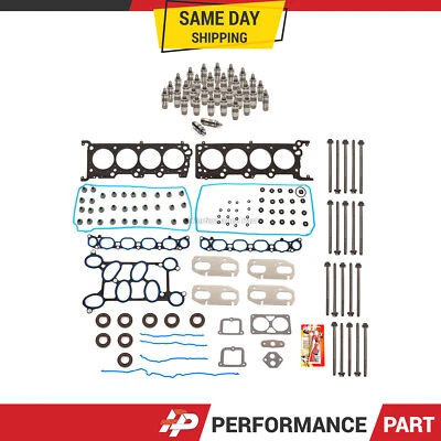 Conjunto de juntas de cabeça parafusos elevadores ajuste 99-04 Lincoln Blackwood Navigator 5,4L - Imagem 1 de 4