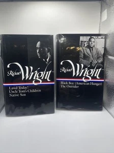 PAIR OF RICHARD WRIGHT THE LIBRARY OF AMERICA BOOKS EARLY WORKS & LATER WORKS - Picture 1 of 8
