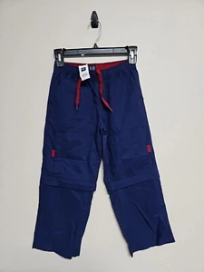 GAP Boy's Pants Elastic Waist Drawstring Blue Color Pockets Polyester.Size S - Picture 1 of 14