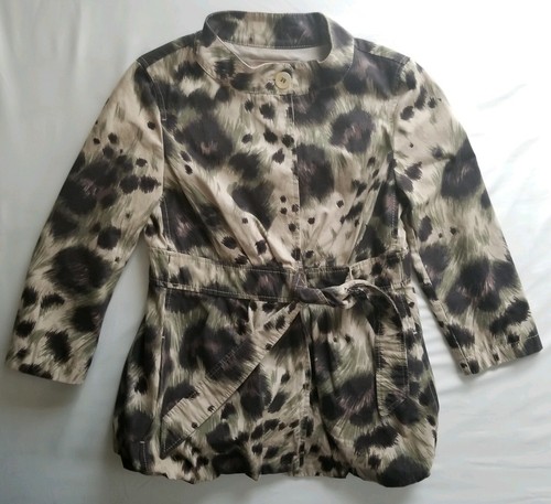 Giacca blazer cachi rossa Valentino stampa animale taglia 40 ottime condizioni