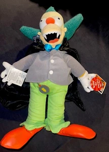 Rare 2003 Applause The Simpsons Krusty  the Vampire Clown Talking 19" Plush NWT - Picture 1 of 8
