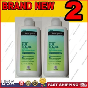 Neutrogena Sun Rescue After Sun Replenishing Lotion Aloe And Mint 6.7 Oz New 2 - Picture 1 of 1