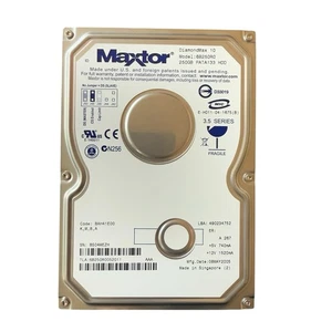 Maxtor DiamondMax 10 250GB 6B250R0 3.5'' IDE Hard Drive Wiped *Low Hours* - Picture 1 of 10