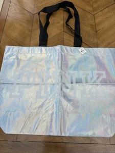 victoria secret Pink Beach Bag Silver - Picture 1 of 5