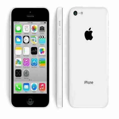 Apple Iphone 5C 16GB White Smartphone Vintage Retro Refurbished Cell Phone - Image 1 of 3