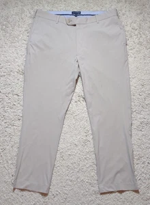 Peter Millar Men's Size 36x32 Biege Crown Crafted Performance Pants *Stained - Picture 1 of 14