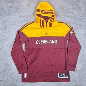 Adidas NBA Cleveland Cavaliers Herren Gr. L Team Issued Game Day Spec Warm Up Hoodie - Bild 1 von 13