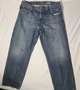 Jeans holgados Levi’s SilverTab para hombre 38x34 azul denim desgastado Y2K años 90 vintage - Imagen 1 de 9