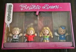 Fisher Price Britney Spears Little People Collector Figures Mattel Set of 4 NEW  - Picture 1 of 11