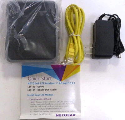 NETGEAR LB1120-100NAS 4G LTE Modem – 150Mbps Instant Broadband – Used - Image 1 of 4