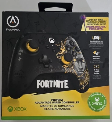 PowerA Advantage Wired Controller Xbox Series X / S / One / PC Fortnite Midas Ed - Image 1 of 4