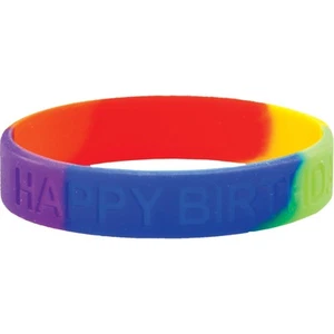 Happy Birthday! Silicone Bracelets - 24 bracelets - Picture 1 of 2