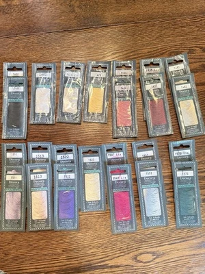 Madeira Decora Brilliant 4 Strand Rayon Hand Embroidery Floss, 5m 24 NEW Packs - Image 1 of 4