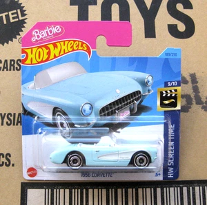 Hot Wheels Barbie The Movie 1956 Corvette HW Screen Time 9/10 - Bild 1 von 2