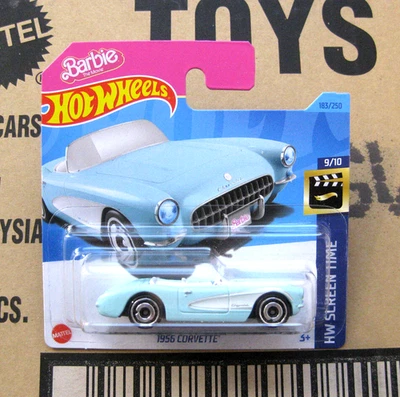 Hot Wheels Barbie The Movie 1956 Corvette HW Screen Time 9/10 - Bild 1 von 2