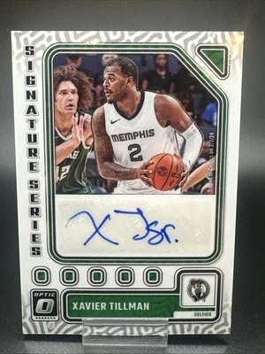 Xavier Tillman Auto 2023-24 Panini Donruss Optic Signature Series - Image 1 of 2